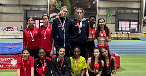 Vitórias nas classificações coletivas no Distrital Sub-18 de Pista Curta